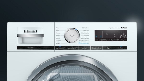 Siemens WT48XRH9GB, Heat pump tumble dryer (Discontinued)
