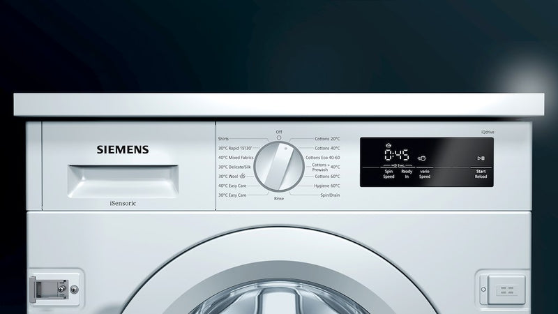 Siemens iQ 500 WI14W302GB, Built-in washing machine - 8kg with 1400rpm - C Rated (Discontinued)