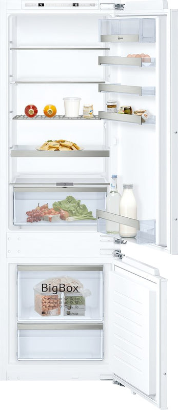 Neff KI6873FE0G, Built-in fridge-freezer with freezer at bottom