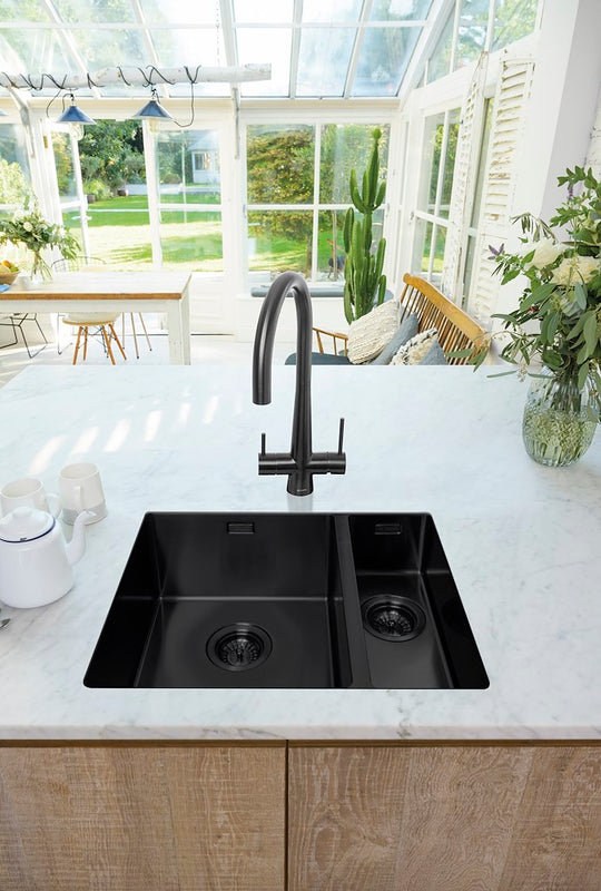 Caple MODE3415/R/BS Caple MODE3415/R/BS Mode 3415 Right handed Inset or Undermounted Sink