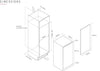 Caple RIL892 Integrated In-Column Larder Fridge (Discontinued) Thumbnail