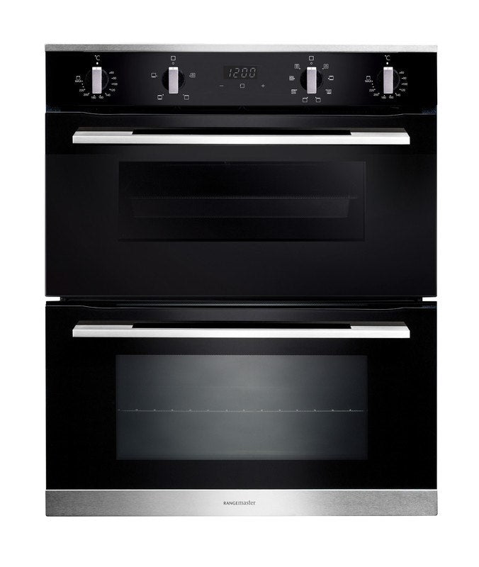 Rangemaster RMB7248BL/SS 72cm Built-Under 4/8 Functions Double Oven