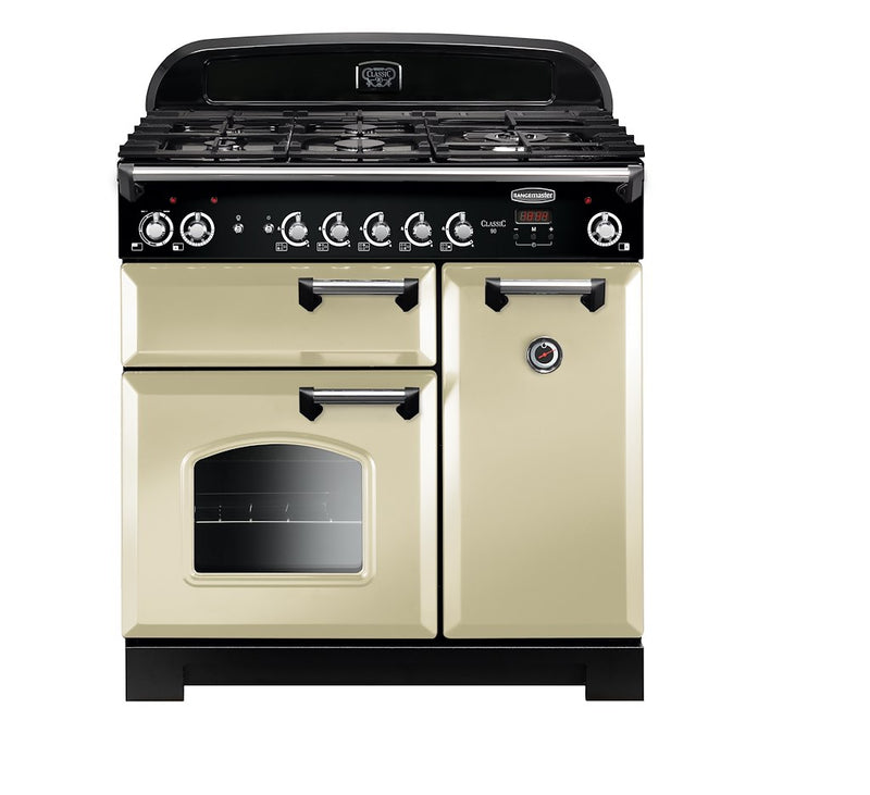 Rangemaster CLA90DFFCR/C 90cm Dual Fuel Range Cooker