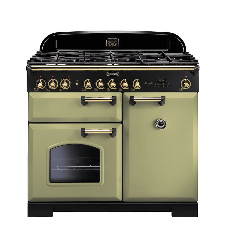 Rangemaster CDL100DFFOG/B 100cm Dual Fuel Range Cooker