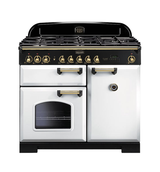 CDL100DFFWH B 100cm Dual Fuel Range Cooker