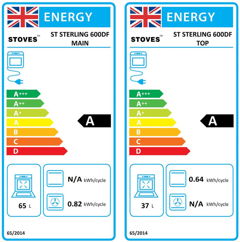 Stoves STERLING 600DF B 60cm Dual Fuel Cooker (Discontinued)
