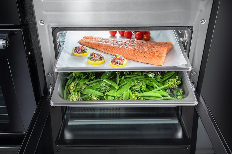 Rangemaster NEX110SODFFSL/C NEXUS Steam 110cm Dual Fuel Range Cooker