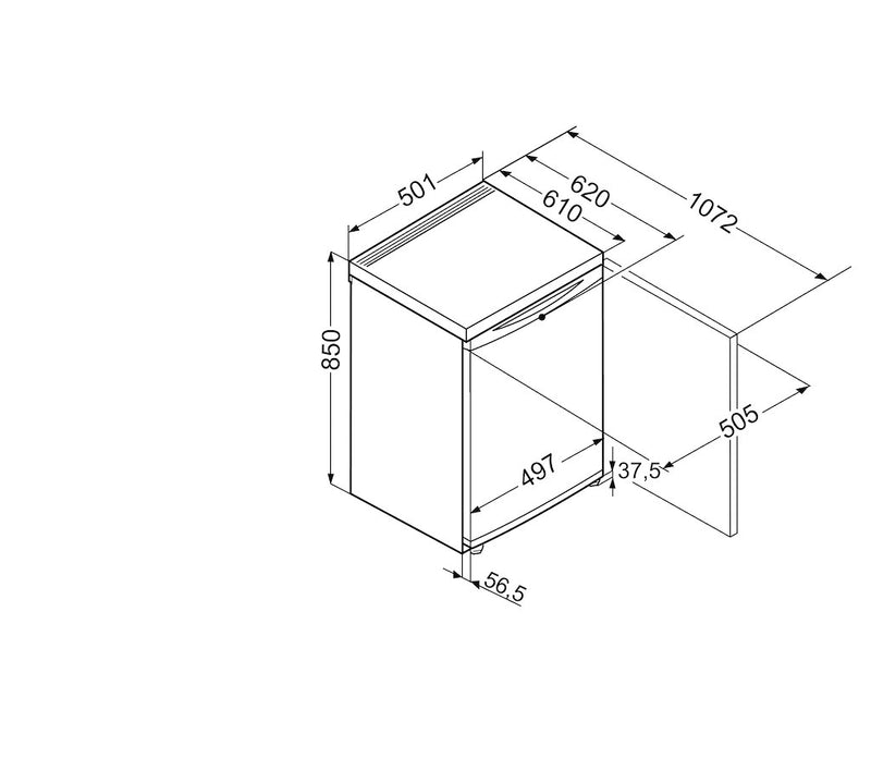 Liebherr T1400 Undercounter Larder Fridge (Discontinued)