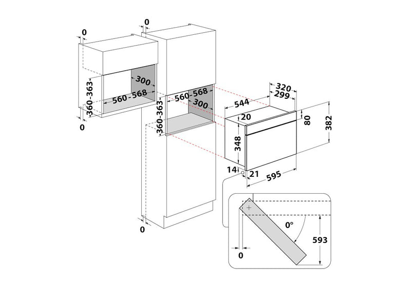 Indesit Aria MWI 3213 IX Built-in Microwave in Stainless Steel (Discontinued)