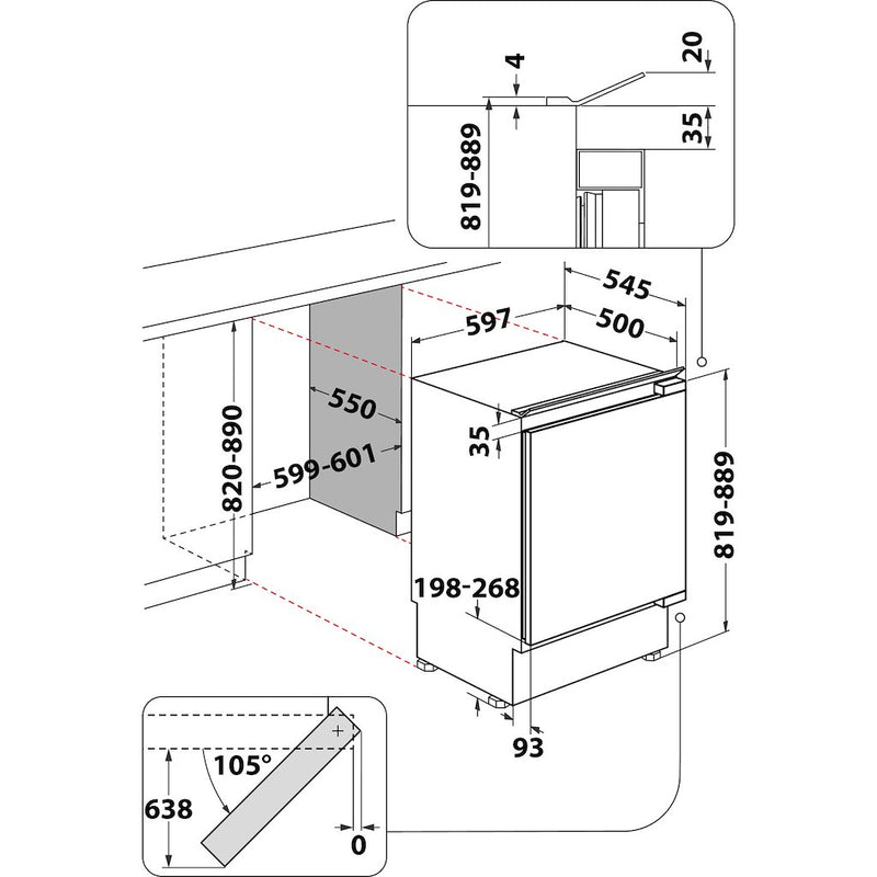 Hotpoint HF A1.UK 1 Built Under Fridge (Discontinued)