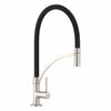 CDA TV14BL Single Lever Tap with Black Pull-Out Spout Thumbnail