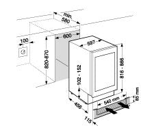 Liebherr UWTgb1682 34 Bottle Wine Cabinet (Discontinued)