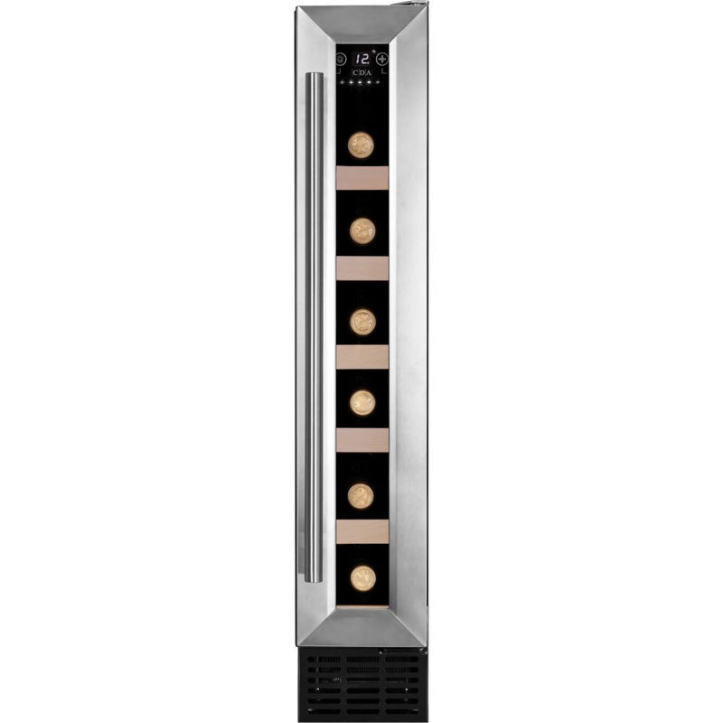 CDA WCCFO152SS 15cm Freestanding Undercounter Slimline Wine Cooler (Discontinued)