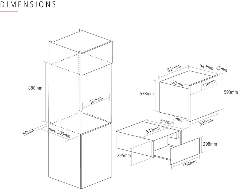Caple WD290BK Warming Drawer (Discontinued)