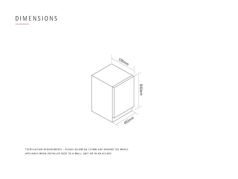 Caple WF334 Classic Freestanding Wine Cabinets (Discontinued)