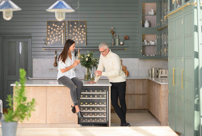 Caple WI6136 Undercounter Dual Zone Wine Cabinet