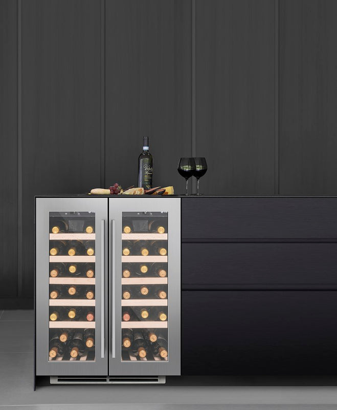 Caple WI6234 Classic Undercounter Dual Zone Wine Cabinet