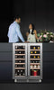 Caple WI6234 Classic Undercounter Dual Zone Wine Cabinet Thumbnail