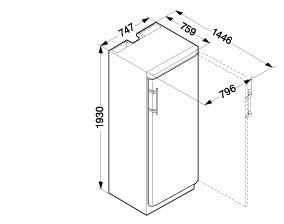 Liebherr WKt6451 312 Bottle Wine Cabinet (Discontinued)