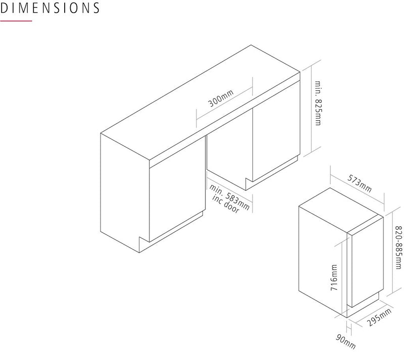 Caple WI3150 Wine Cooler