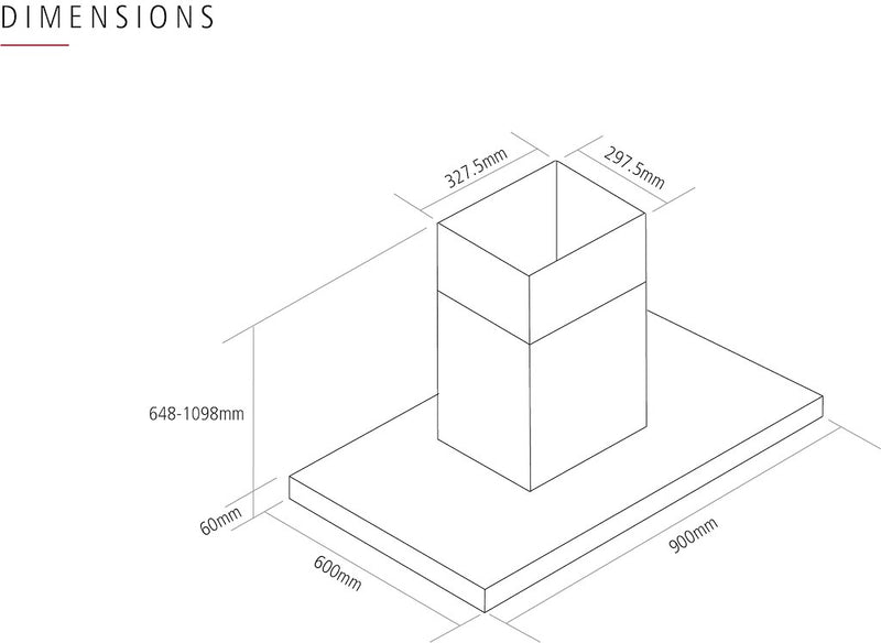 Caple ZI922 Chimney Hood (Discontinued)