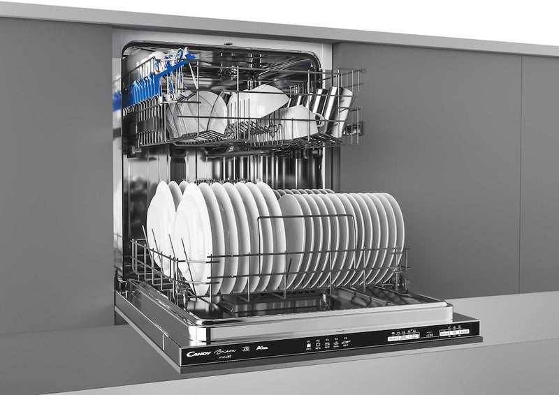 Candy CRIN 1L380PB-80 60cm Integrated Electronic Dishwasher (Discontinued)
