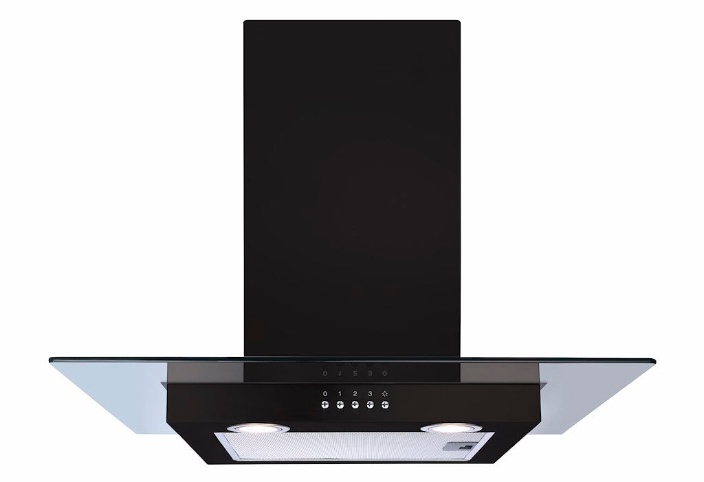 CDA ECN62BL 60cm Flat Glass Extractor – London Appliances