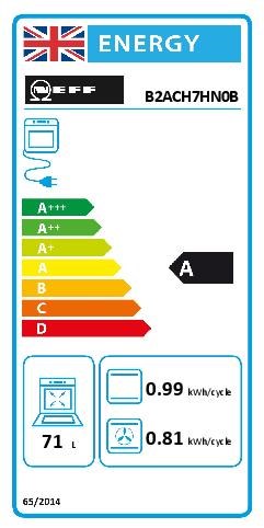 Neff B2ACH7HN0B, Built-in oven (Discontinued)