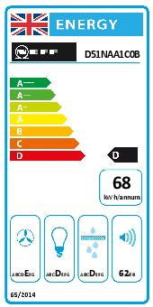 Neff N 30 D51NAA1C0B, Canopy cooker hood