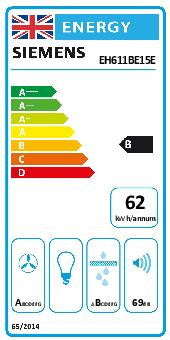 Siemens iQ 300 EH611BE15E, Induction hob with integrated ventilation system (Discontinued)