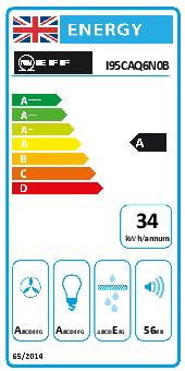 Neff N 50 I95CAQ6N0B, Ceiling cooker hood