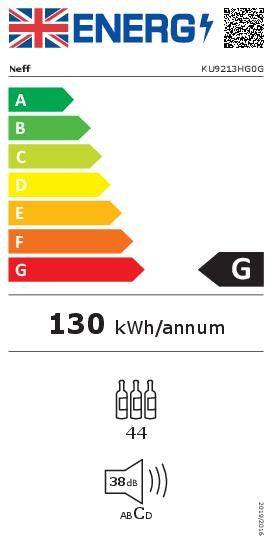 Neff N 70 KU9213HG0G, Wine cooler with glass door