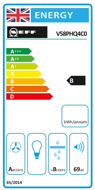 Neff N 70 V58PHQ4C0, Induction hob with integrated ventilation system