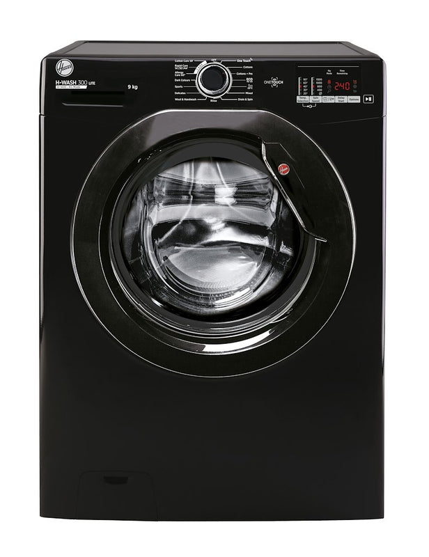 Hoover H3W592DBBE H-Wash 300 Freestanding 9kg 1500rpm Washing Machine - Black