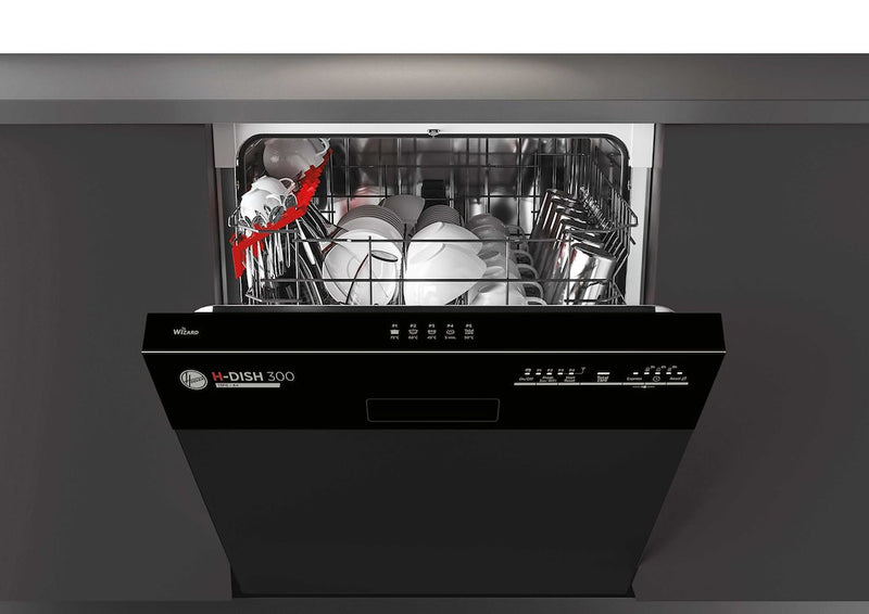 Hoover HDSN 1L380PB-80 60cm Semi Integrated Electronic Dishwasher (Discontinued)