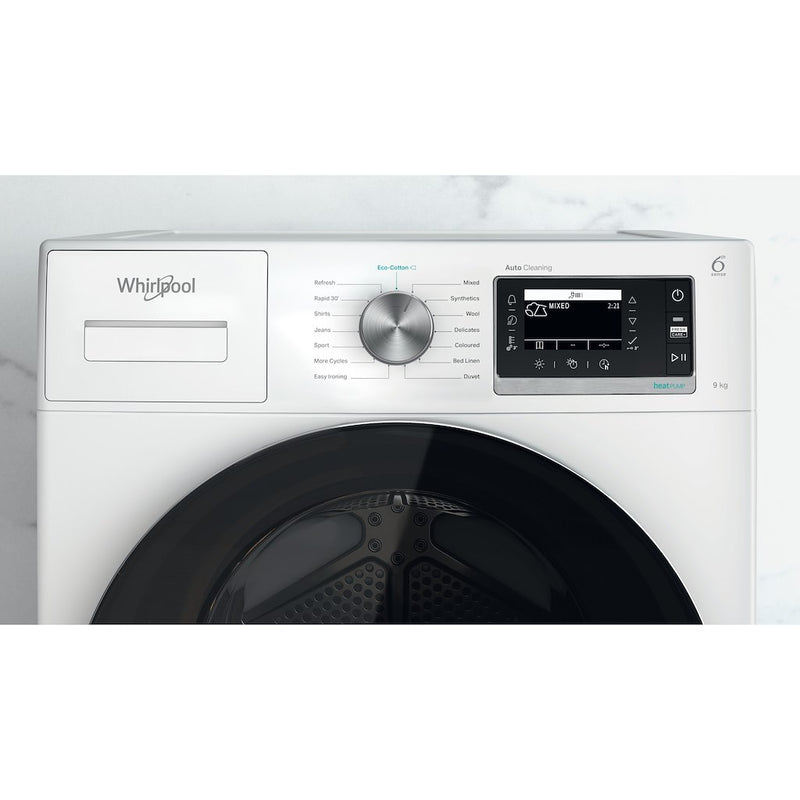 Whirlpool W6 D94WR UK 9kg Heat Pump Tumble Dryer (Discontinued)