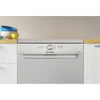 Indesit D2F HK26 S UK 60cm Dishwasher - Silver Thumbnail