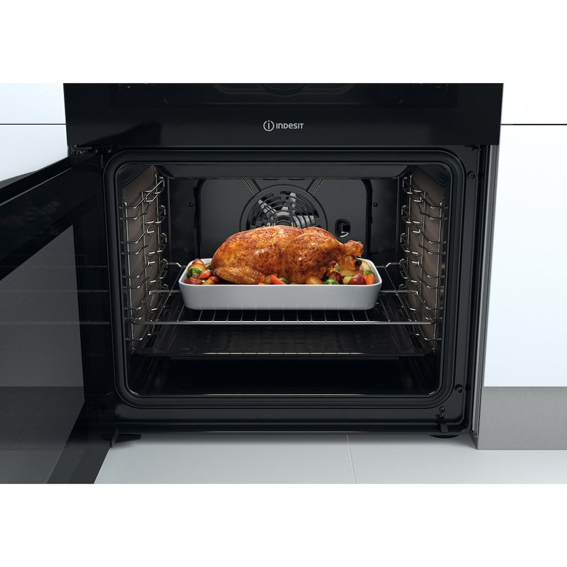 Indesit ID67V9HCX/UK Electric Cooker Double Oven - inox (Discontinued)