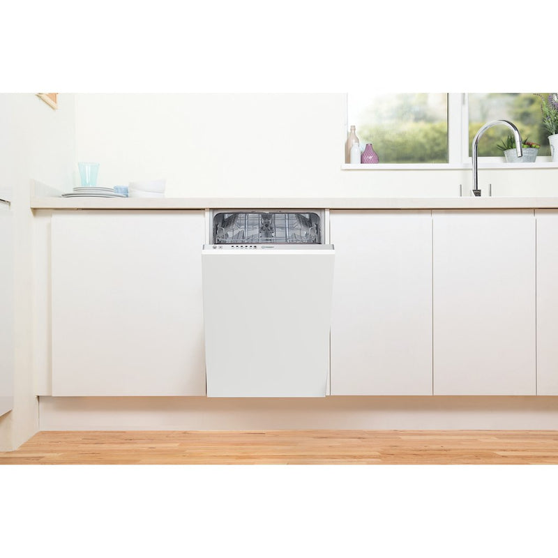 Indesit DSIE 2B10 UK N Integrated Slimline Dishwasher (Discontinued)