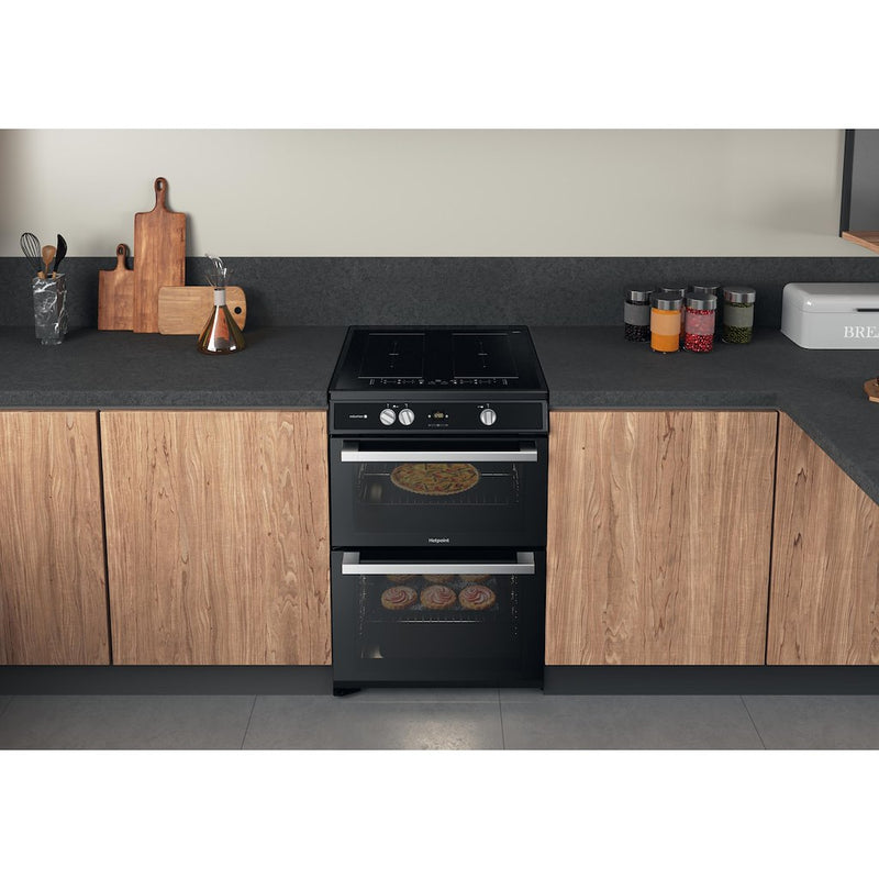 Hotpoint HDT67I9HM2C/UK Double cooker - Black (Discontinued)