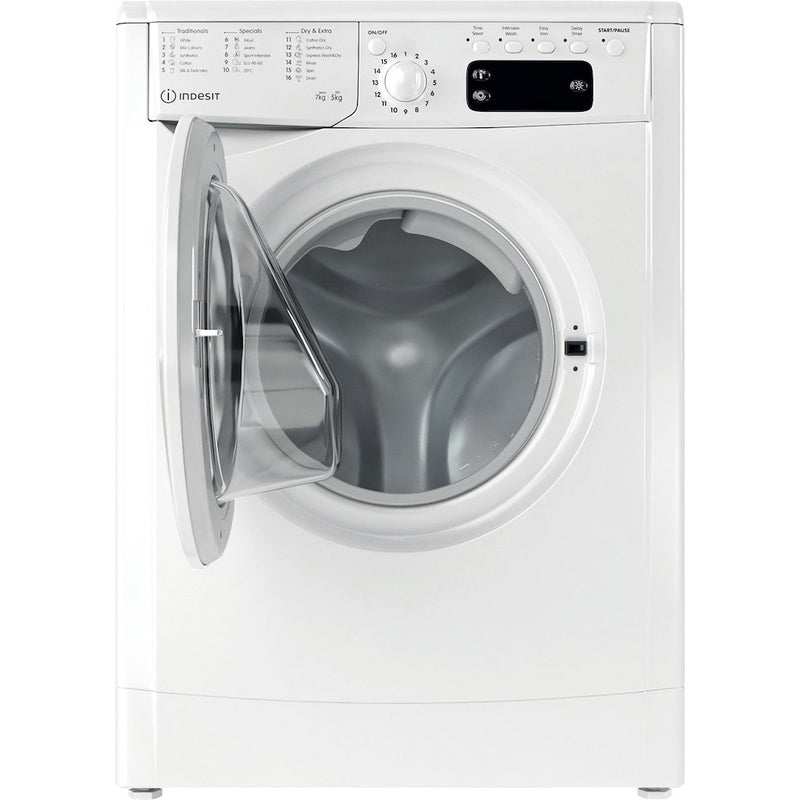 Indesit Ecotime IWDD 75145 UK N Washer Dryer 7kg Wash 5kg Dry - White (Discontinued)