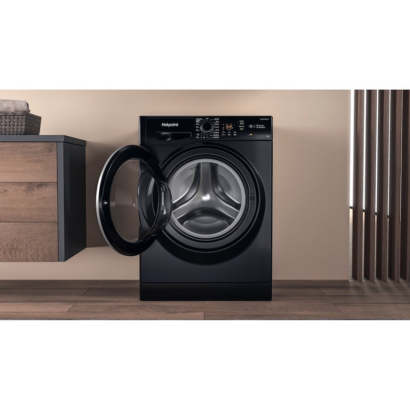 Hotpoint NSWF 944C BS UK N Washing Machine - Black (Discontinued)