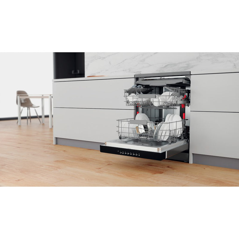 Whirlpool Supreme Clean WFC 3C33 PF X UK Dishwasher - Stainless Steel (Discontinued)