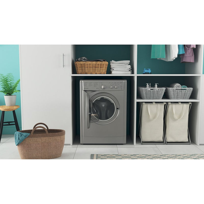 Indesit Ecotime IWDC 65125 S UK N Washer Dryer - Silver (Discontinued)
