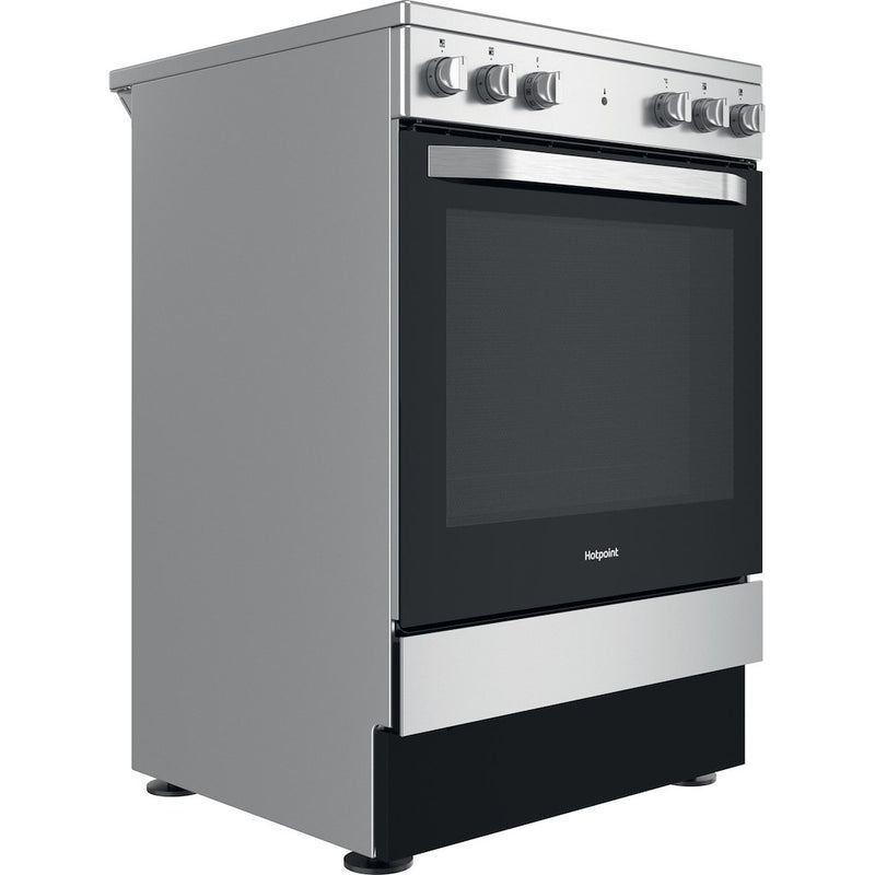 Hotpoint HS67V5KHX Freestanding Electric Cooker - Inox (Discontinued)
