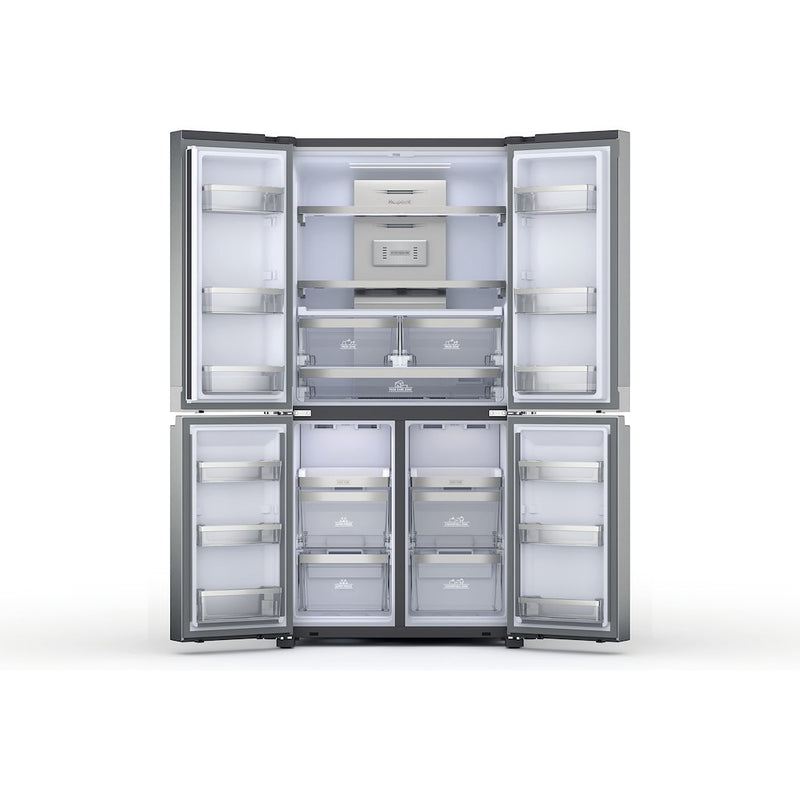 Hotpoint Active 4 Door HQ9 M2L UK Fridge Freezer - Stainless Steel (Discontinued)