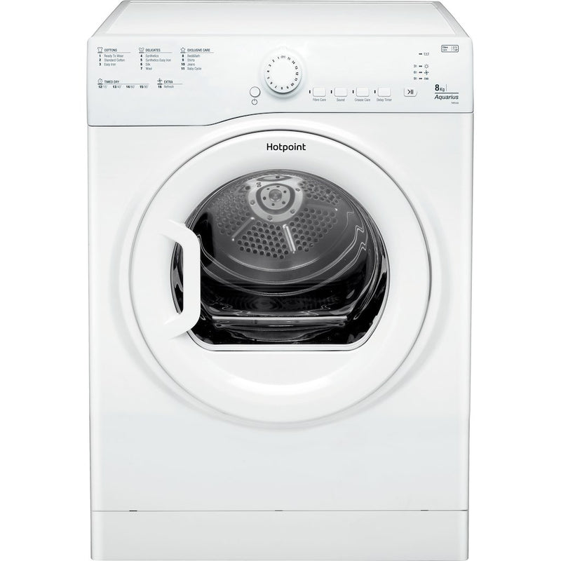Hotpoint TVFS83CGP9 8kg Vented Tumble Dryer - White (Discontinued)