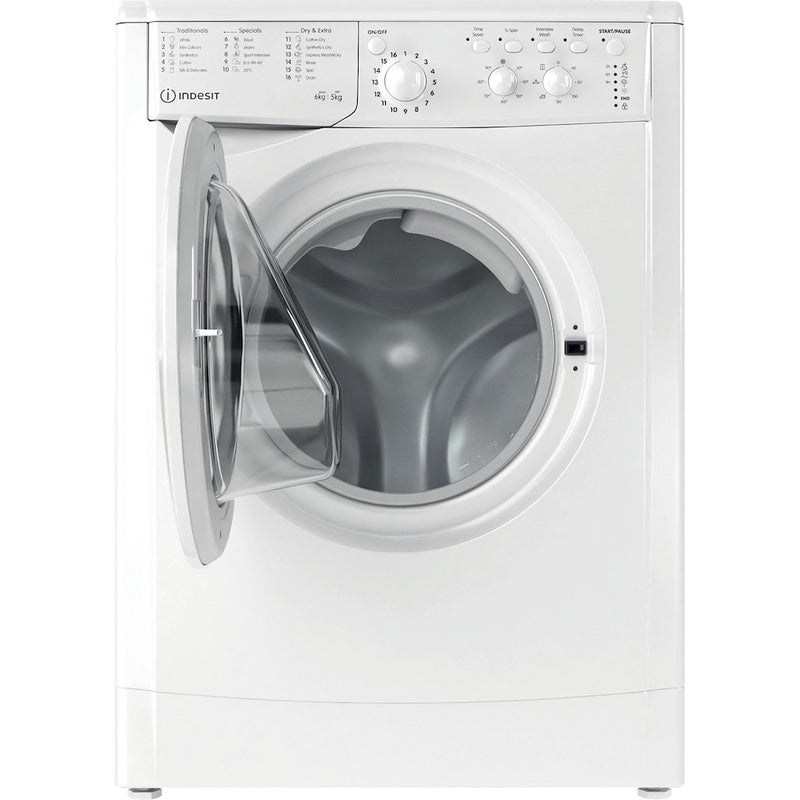 Indesit Ecotime IWDC 65125 UK N Washer Dryer - 6kg Wash 5kg Dry White (Discontinued)