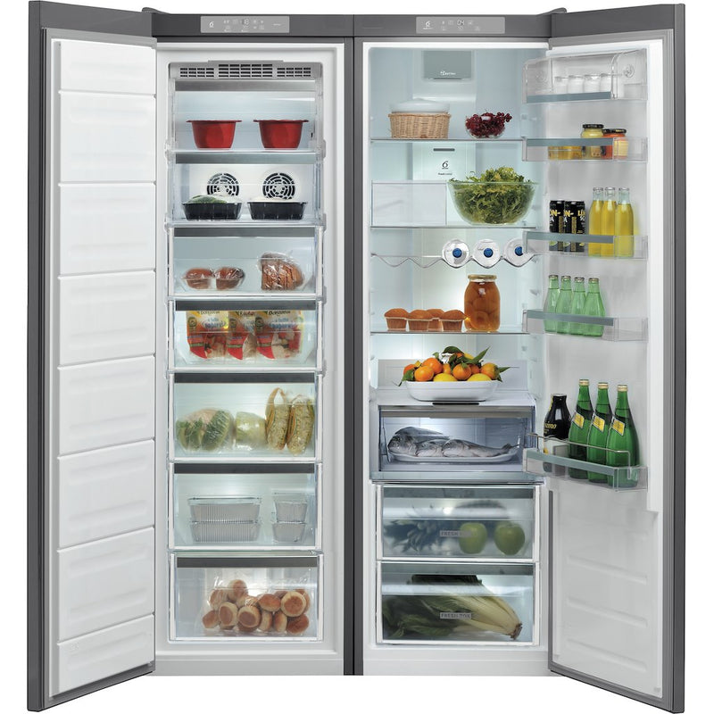 Whirlpool SW8 AM2C XARL 2 Larder Fridge 350L - Stainless Steel (Discontinued)