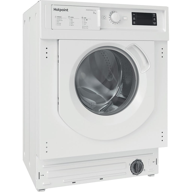 Hotpoint BI WMHG 71483 UK N Integrated Washing Machine - White - 7kg - 1400rpm